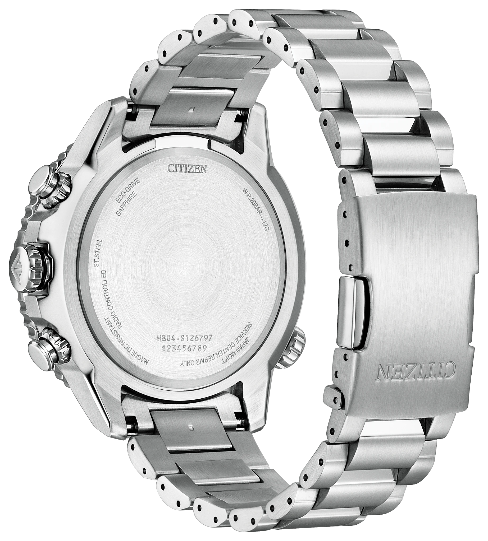 Promaster Navihawk A-T Blue Dial Stainless Steel Bracelet AT8220